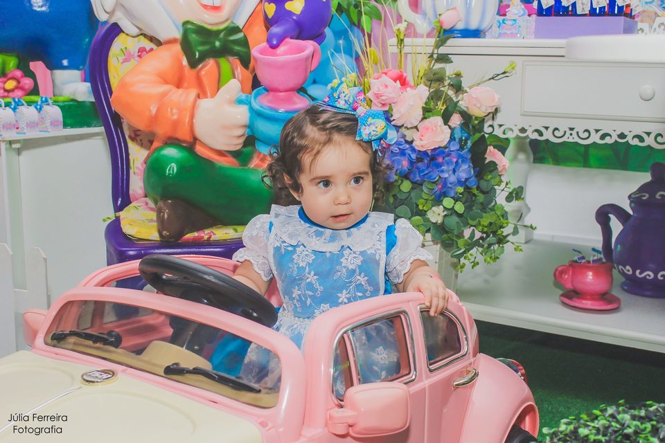 Festa Infantil Alice - 1 ano, no Buffet Infantil Super Star - Florianópolis, SC