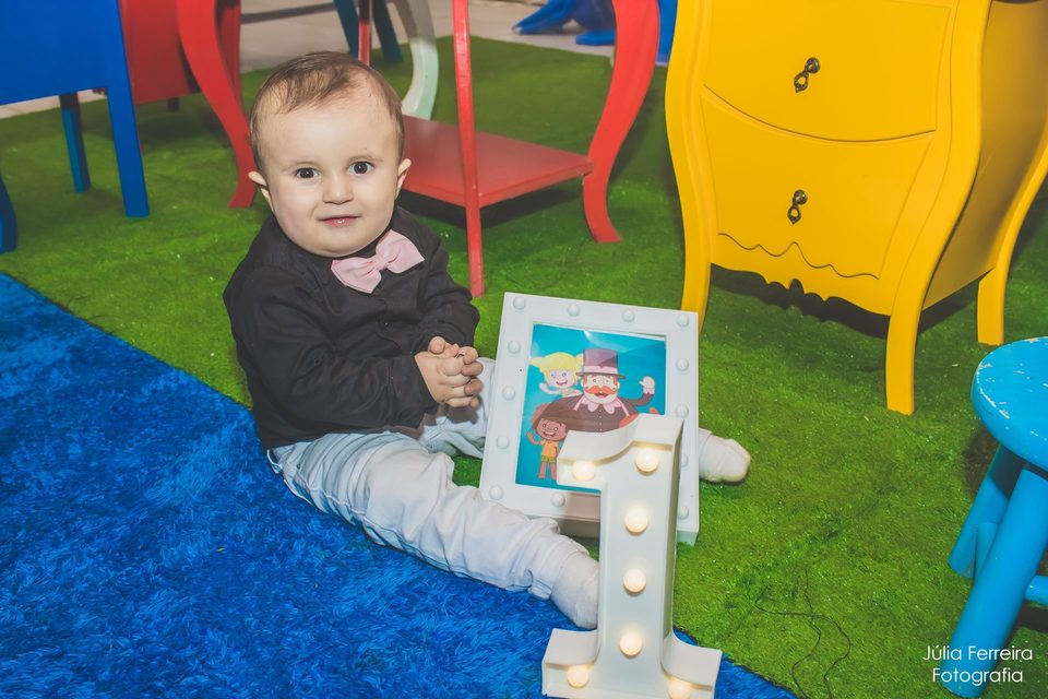 Festa Infantil Gustavo - 1 ano, na Fazenda Santo Antônio - São José, SC