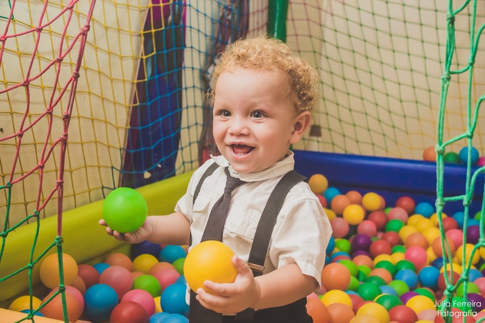 Festa Infantil Henrico - 1 ano, na ARCO / Associação Recreativa dos Correios - Florianópolis, SC