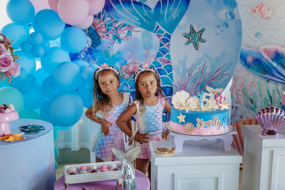 Kemilly e Kamilly - Festa de 5 Anos no Salão de Festas Nane em São José, SC