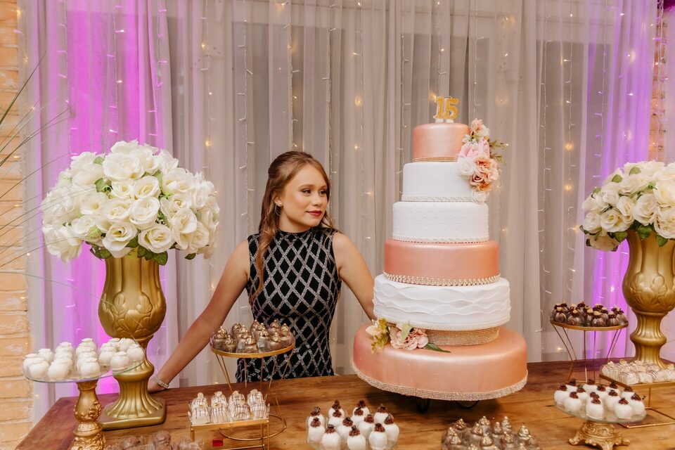 Agatha - Festa de 15 Anos no Sonho de Festa Buffet em Palhoça, SC