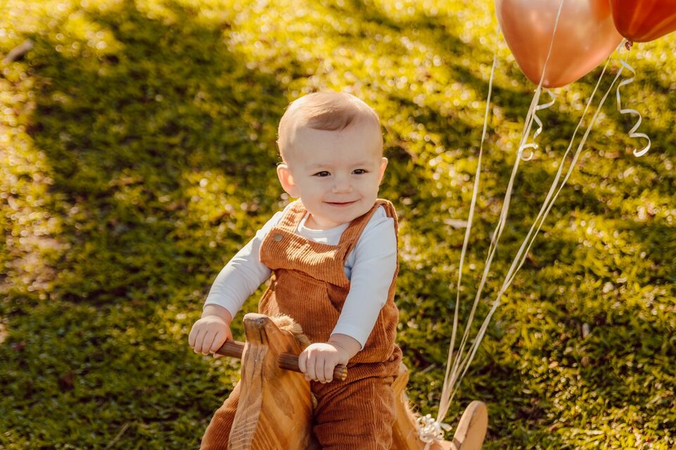 Gustavo - Ensaio de 1 Ano no Lago Pedra Branca em Palhoça, SC
