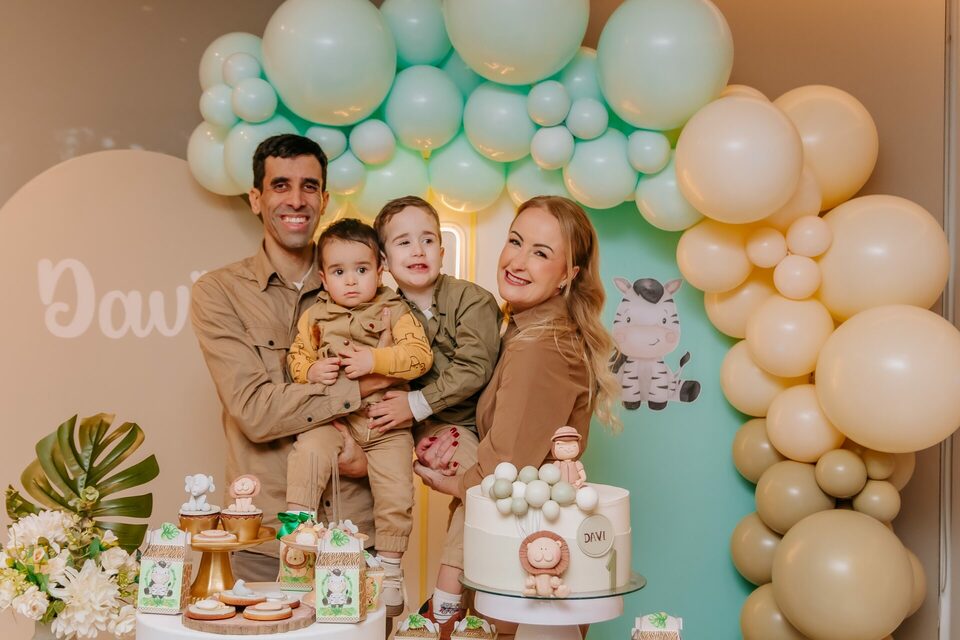 Davi - Festa de 1 Ano no Jardim Milano em Florianópolis, SC