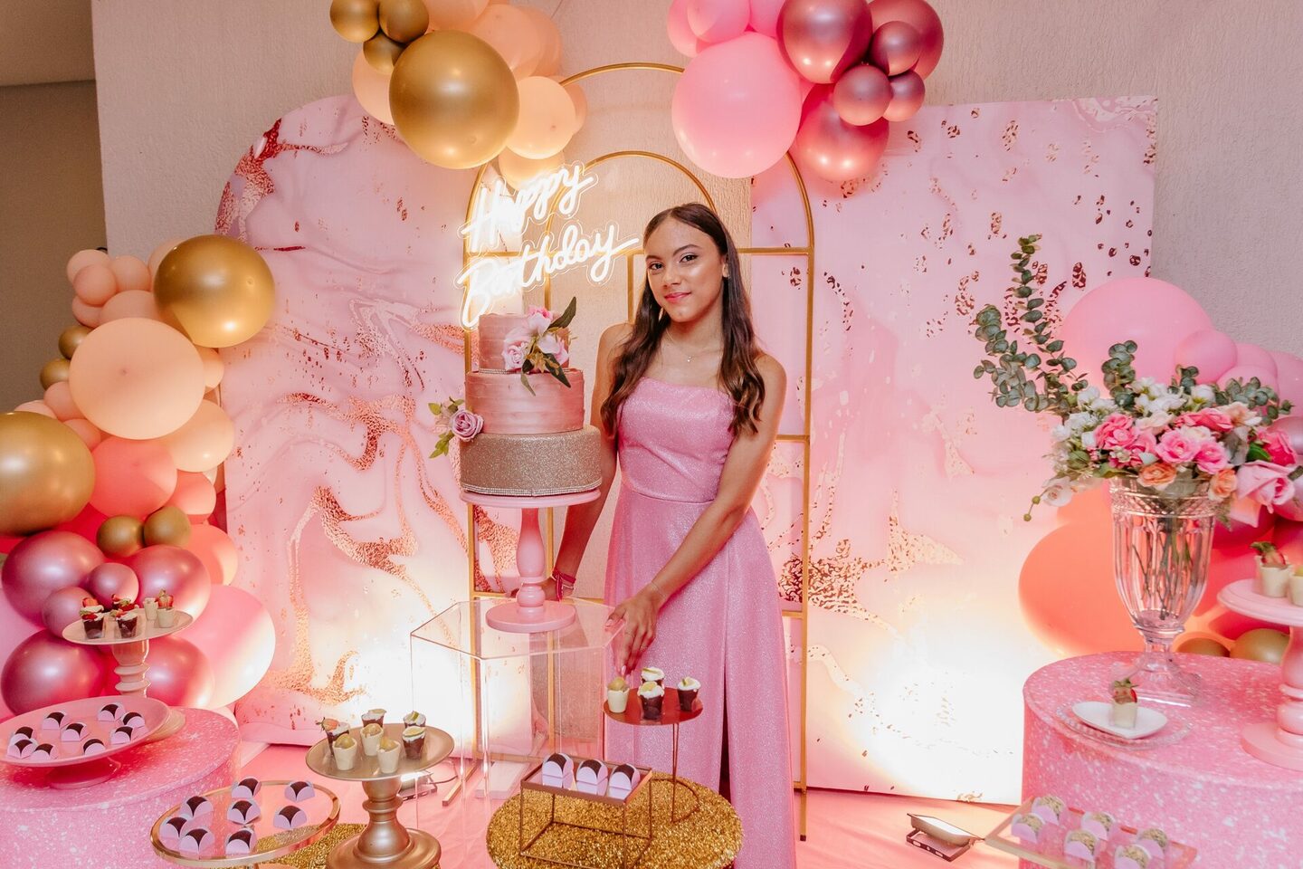 Catherine - Festa de 15 Anos no Evento Brasil em São José, SC