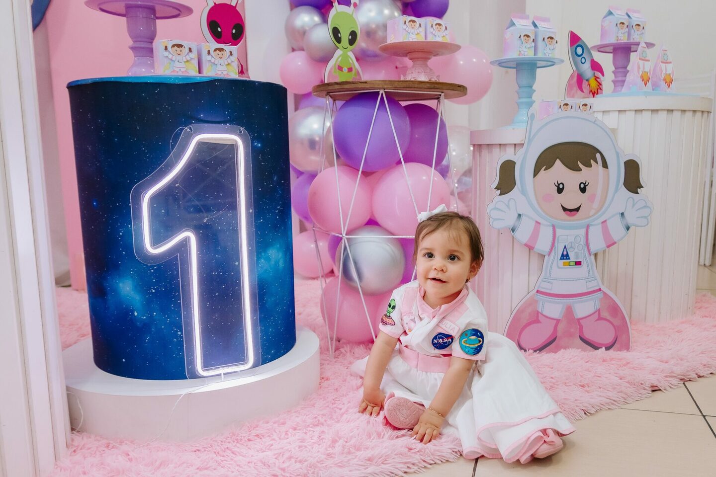 Júlia - Festa de 1 ano na Lulu Festas Infantis em Florianópolis, SC