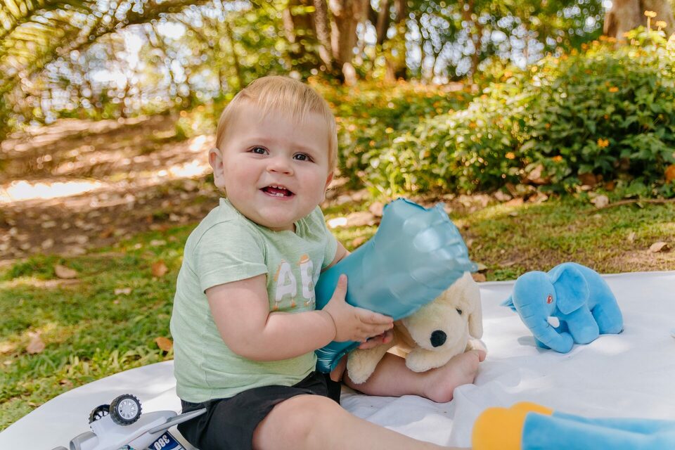 João - Ensaio de 1 Ano no Parque da Luz em Florianópolis, SC