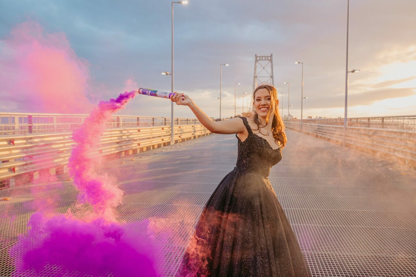 Thalita - Ensaio de 15 Anos na Ponte Hercílio Luz em Florianópolis, SC