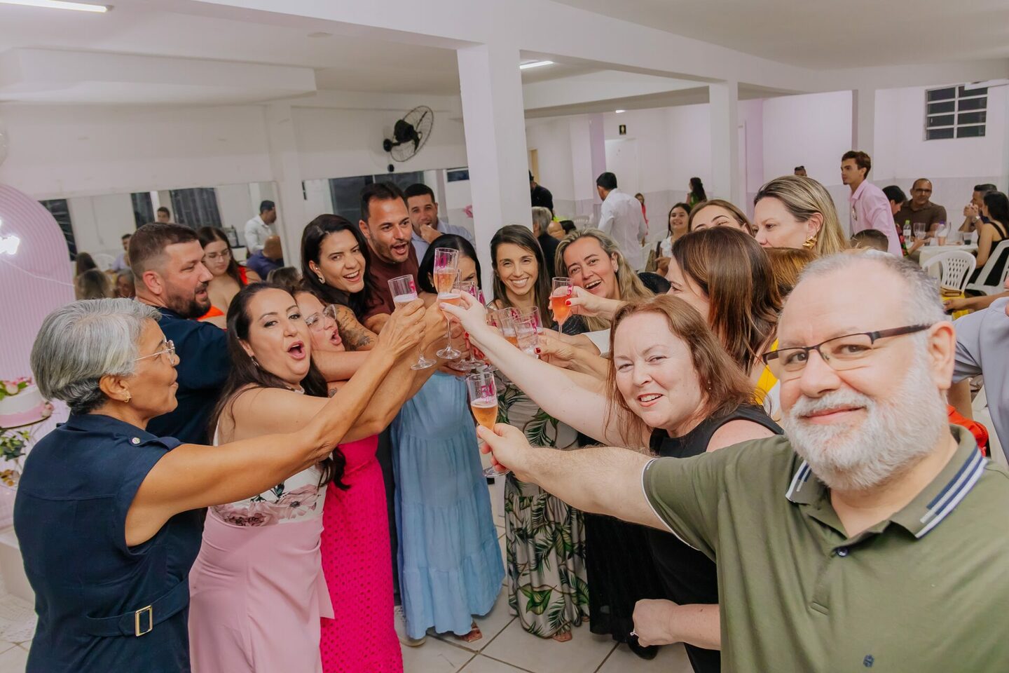 Deise - Festa de 50 anos no Salão do Grêmio do HU em Florianópolis, SC