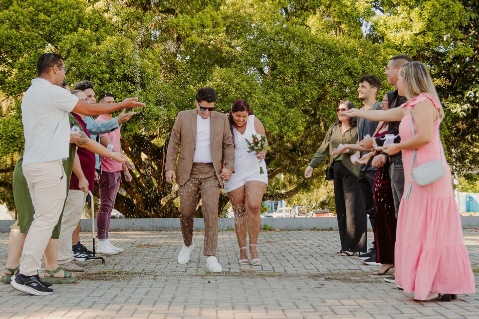 Cibele e Angelo - Casamento Civil no Cartório da Trindade em Florianópolis, SC