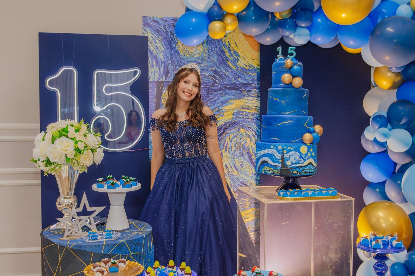 Isabelly - Festa de 15 anos na CDL em Palhoça, SC